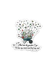 Into the garden Crack Sticker - 2 pack (Horizontal) front