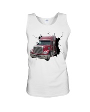Truck crack v8 Unisex Tank tile