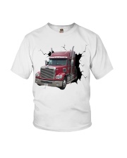 Truck crack v8 Youth T-Shirt tile