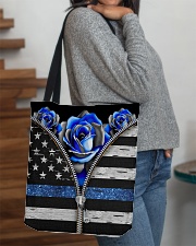 Back The Blue Roses All-over Tote aos-all-over-tote-lifestyle-front-09