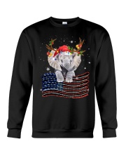 Elephant - Christmas Flag Crewneck Sweatshirt tile