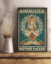 Namaste Mother Facker- Yoga Vertical Poster 11x17 Poster lifestyle-poster-3