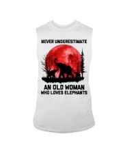 Old Woman Who Loves Elephants Sleeveless Tee tile