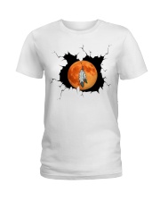 Native Feather and Moon Ladies T-Shirt tile