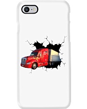 Red KEN Crack Phone Case tile