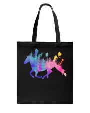 Horse Girl Color Tote Bag tile