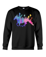 Horse Girl Color Crewneck Sweatshirt tile