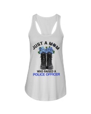 Just A Mom Who Raised A Police Ladies Flowy Tank tile
