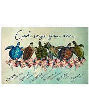 Turtle God Say You 17x11 Poster front