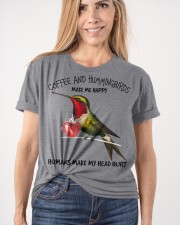 Hummingbird And Coffee Make Me Happy Gift For You Classic T-Shirt apparel-classic-tshirt-lifestyle-front-101