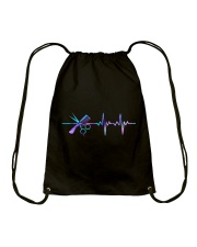 DVSA Advocate american flag Drawstring Bag tile