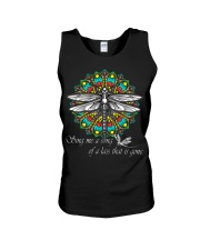 Dragonfly Sing Unisex Tank tile