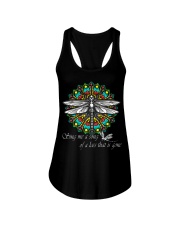 Dragonfly Sing Ladies Flowy Tank tile