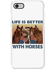 Life Is Better With Horses Phone Case tile