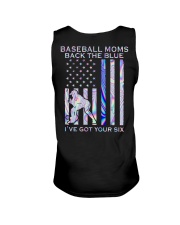 Baseball Moms Back The Blue 2 Sides Unisex Tank tile