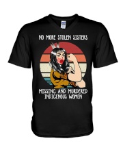 Native No More V-Neck T-Shirt tile