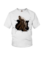 Bigfoot Crack Youth T-Shirt tile