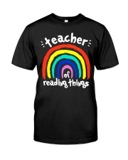 Teacher of reading things Classic T-Shirt front
