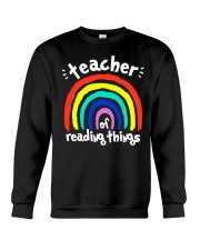 Teacher of reading things Crewneck Sweatshirt tile