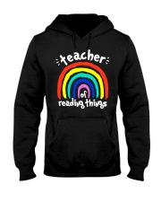 Teacher of reading things Hooded Sweatshirt tile