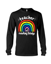 Teacher of reading things Long Sleeve Tee tile