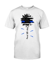 Back The Blue SunFL-AMR Classic T-Shirt front