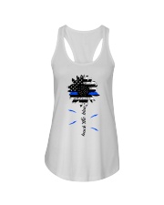 Back The Blue SunFL-AMR Ladies Flowy Tank tile