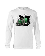 Green Truck Crack Sticker Long Sleeve Tee tile