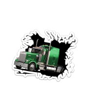 Green Truck Crack Sticker Sticker - 2 pack (Vertical) front