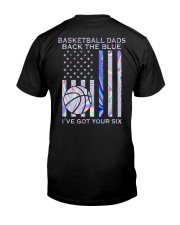 Basketball Dads Back The Blue 2 Sides Classic T-Shirt back