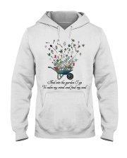 And into the garden I go to calm Hooded Sweatshirt tile