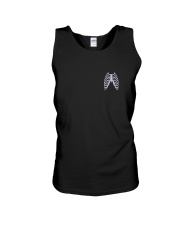 Secretaries Back The Blue 2 Sides Unisex Tank tile