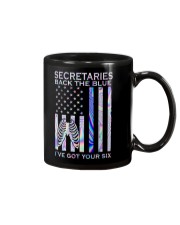 Secretaries Back The Blue 2 Sides Mug tile