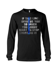 If This Line Offend You Long Sleeve Tee tile
