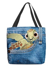 Turtle Jean All-over Tote front