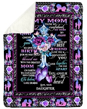 To My Mom Sherpa Fleece Blanket tile