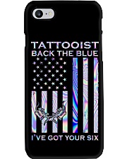 Tattooist Back The Blue Phone Case tile