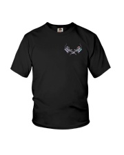 Tattooist Back The Blue Youth T-Shirt tile
