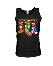 Christmas Cat Unisex Tank tile