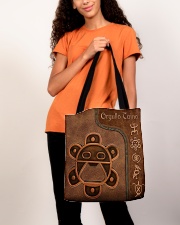 Taino Leather Pattern Print All-over Tote aos-all-over-tote-lifestyle-front-06