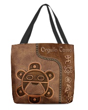 Taino Leather Pattern Print All-over Tote front