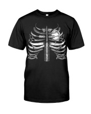 Hairdresser Skeleton Classic T-Shirt front
