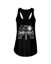 Hairdresser Skeleton Ladies Flowy Tank tile