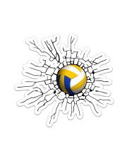 Volleyball Crack Sticker tile