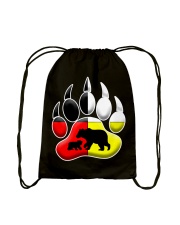 Mama Bears Black The Blue 2 Side Drawstring Bag tile