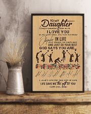 To My Daughter God Says You Are 11x17 Poster lifestyle-poster-3