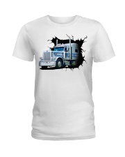 Truck Crack Ladies T-Shirt tile