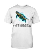 And into the ocean Classic T-Shirt front