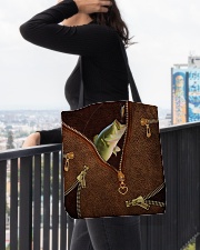 Fishing Leather All-over Tote aos-all-over-tote-lifestyle-front-05