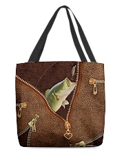 Fishing Leather All-over Tote front